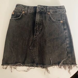Topshop denim skirt